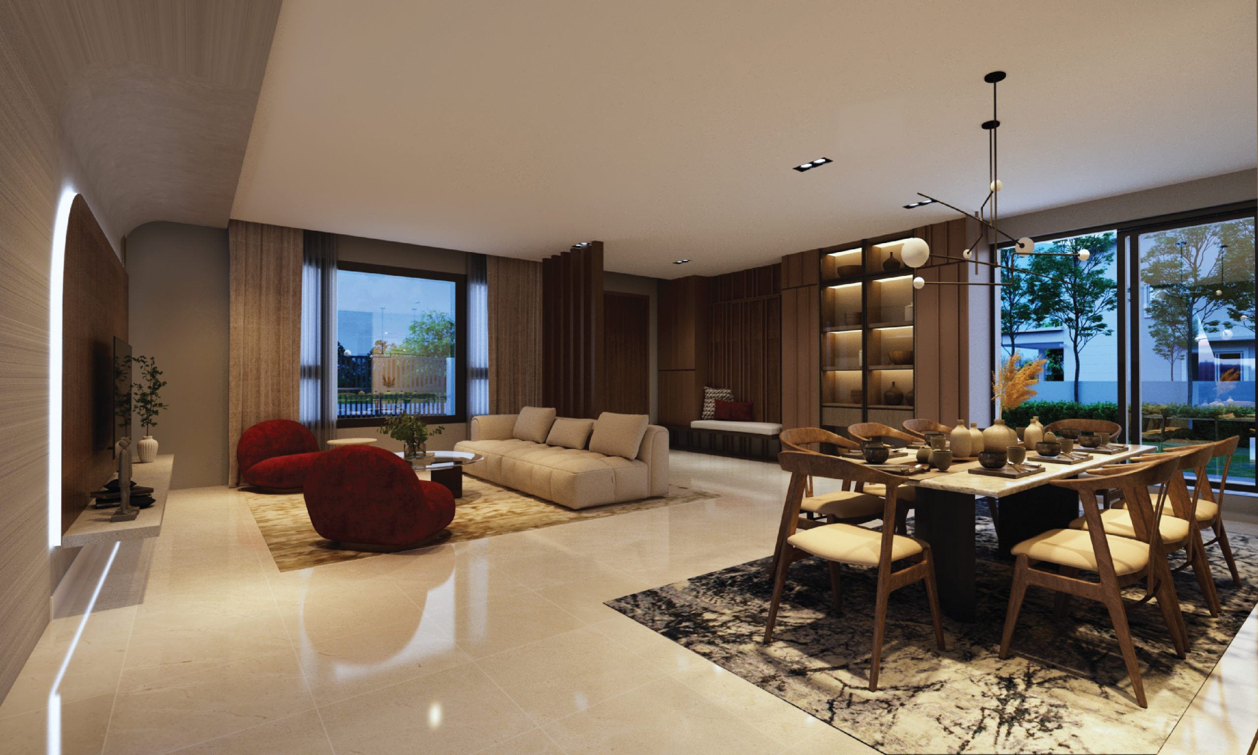 Home 2 storey cluster interior